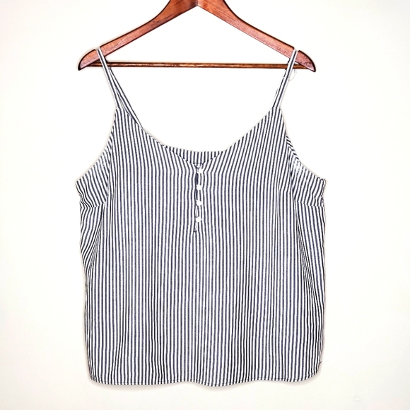 Ladies Vertical Stripes Tank Top - Picture 1 of 6